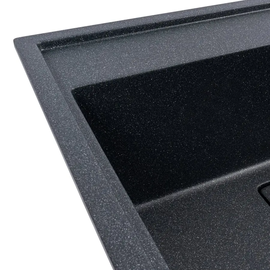 Кухонна мийка гранітна VALESO 6050 SHERLIT (антрацит)