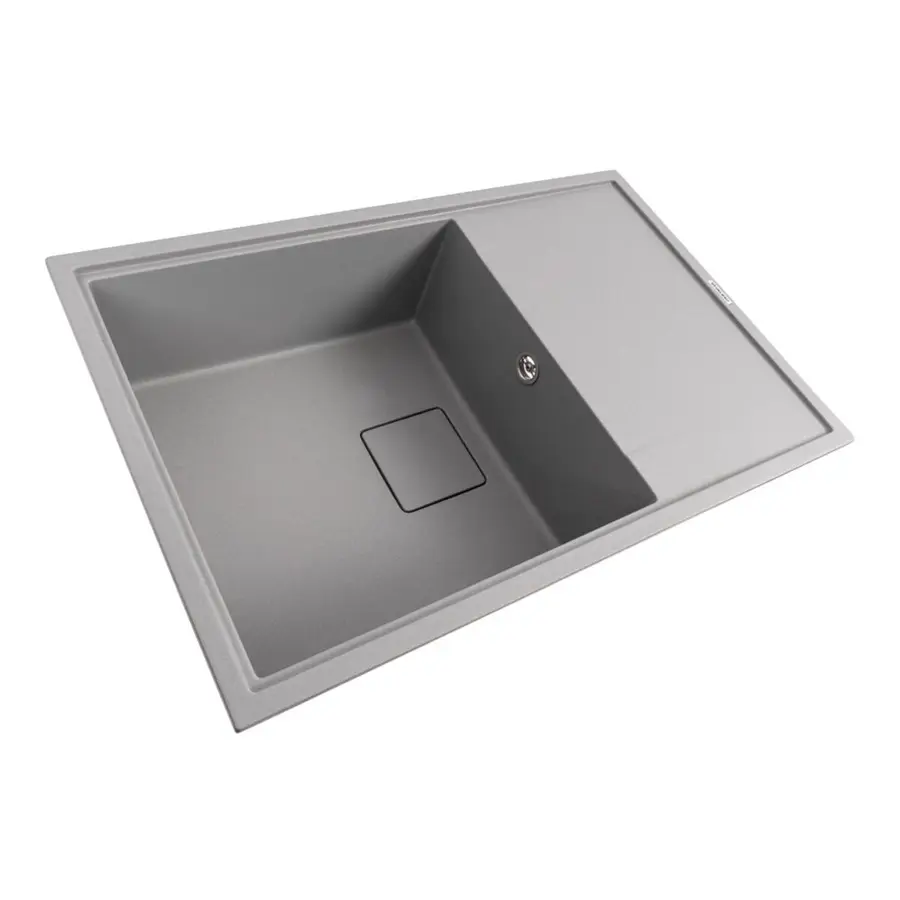 Гранітна мийка VALESO GALANS 7850 матова Сірий металік