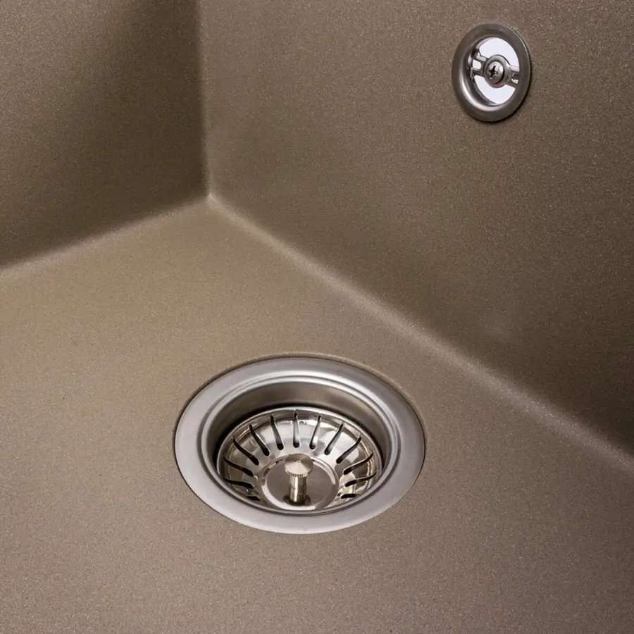 Гранитная мойка для кухни VALESO CRIPTA 6550 матовая Титан