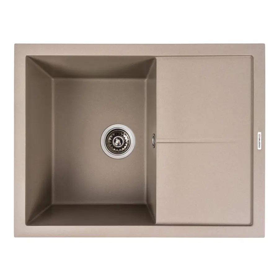 Гранитная мойка для кухни VALESO CRIPTA 6550 матовая Титан