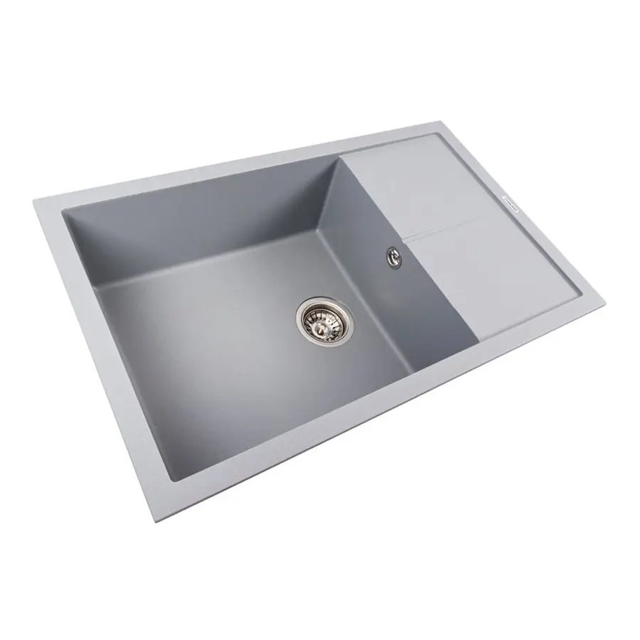 Гранітна мийка VALESO CALYPSO 7950 матова Сірий металік