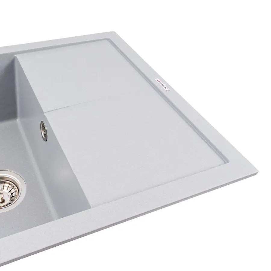 Гранітна мийка VALESO CALYPSO 7950 матова Сірий металік