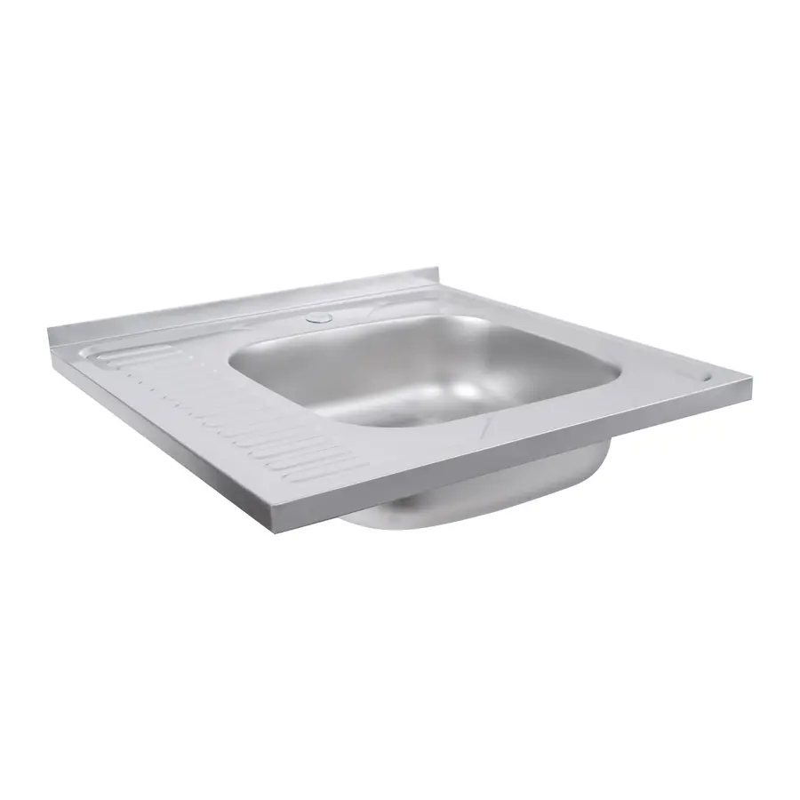 Кухонна мийка з нержавіючої сталі Platinum САТИН 6060 R (0,7/160 мм)