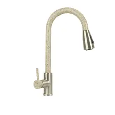 Змішувач з висувним виливом Platinum KT 8203 (8614) Карамель комбі Змішувач з висувним виливом Platinum KT 8203 (8614) Карамель комбі