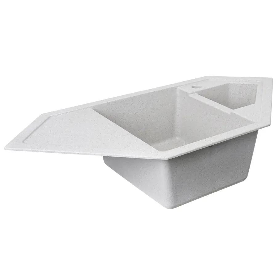 Гранитная мойка для кухни Platinum 9950 PANDORA матовая Топаз