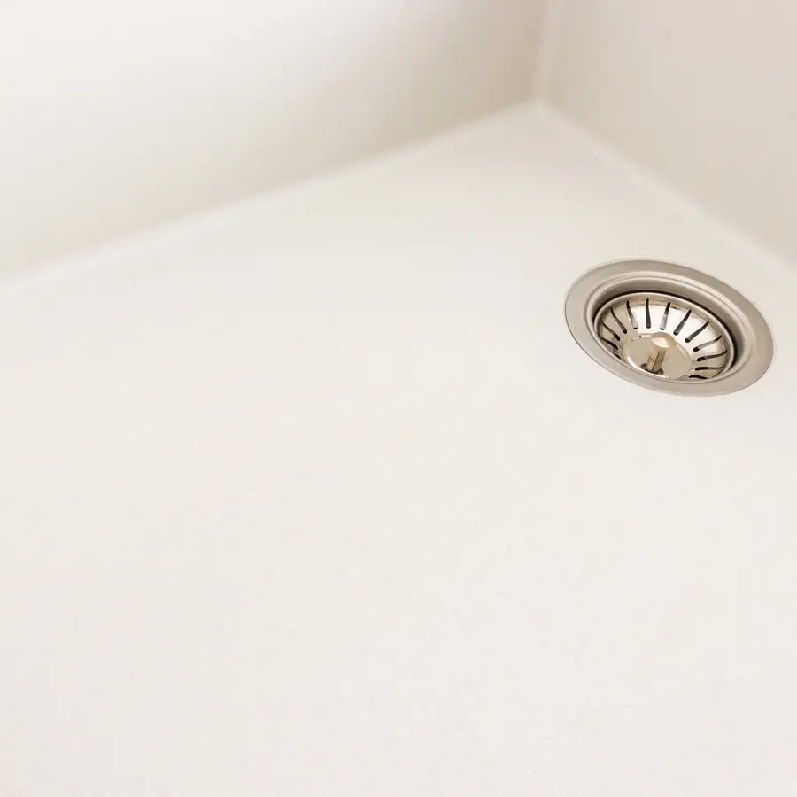 Гранитная мойка для кухни Platinum 8650 DIAMOND матовая (белоснежная)