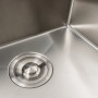 Кухонная мойка нержавейка 78*43 L Platinum Handmade (два отверстия, круглый сифон 3,0/0,8)