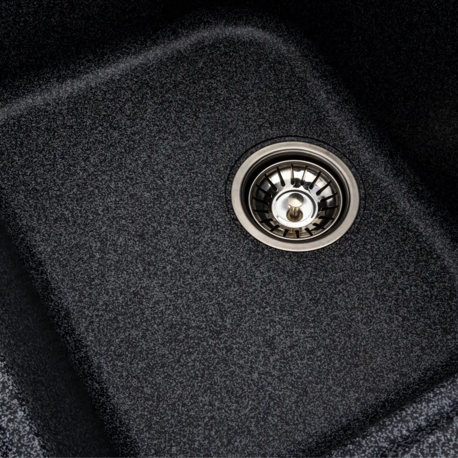 Гранитная мойка для кухни Platinum 7950 Equatoria матовый Графит