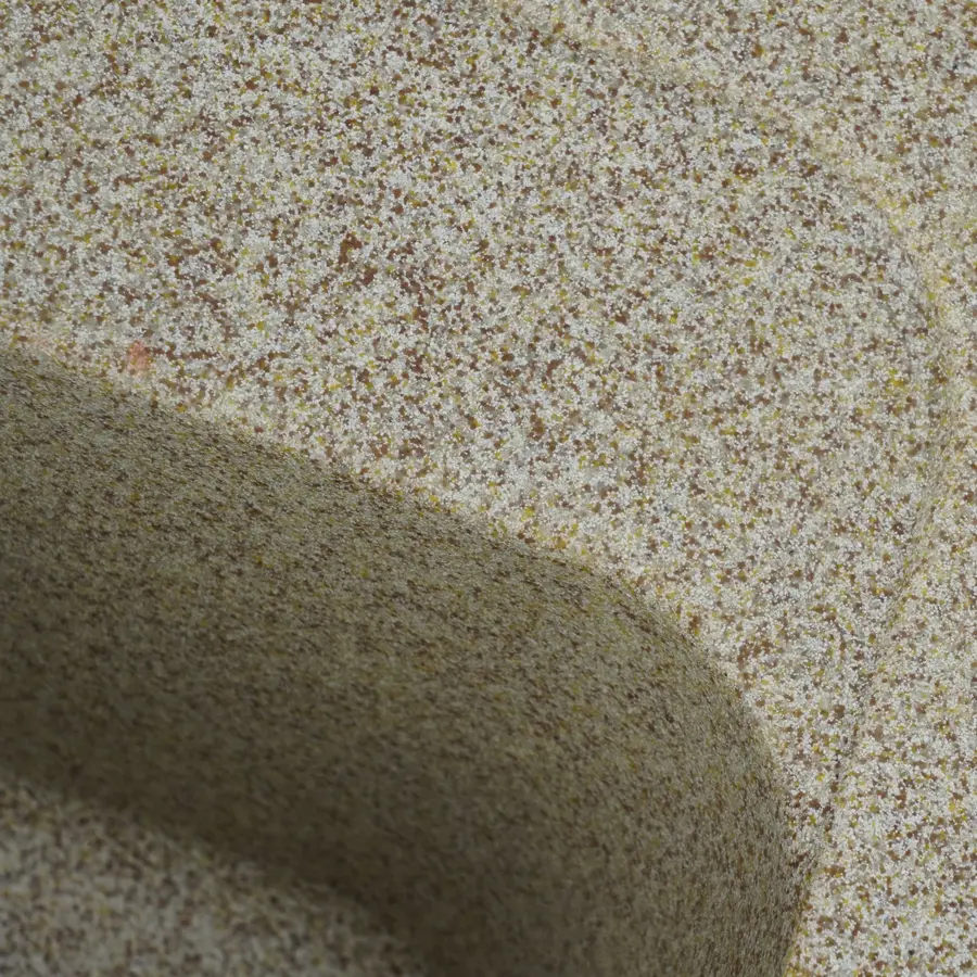 Гранітна мийка для кухні Platinum 4050 RUBY глянець Карамель