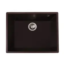 Гранітна мийка для кухні Platinum 5444 OASIS матова Мокко