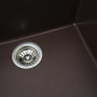 Гранітна мийка для кухні Platinum 5444 OASIS матова Мокко
