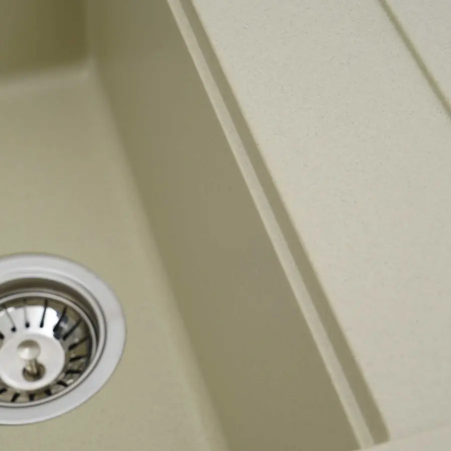 Гранітна мийка для кухні Platinum 5149 FIESTA матова Айворі