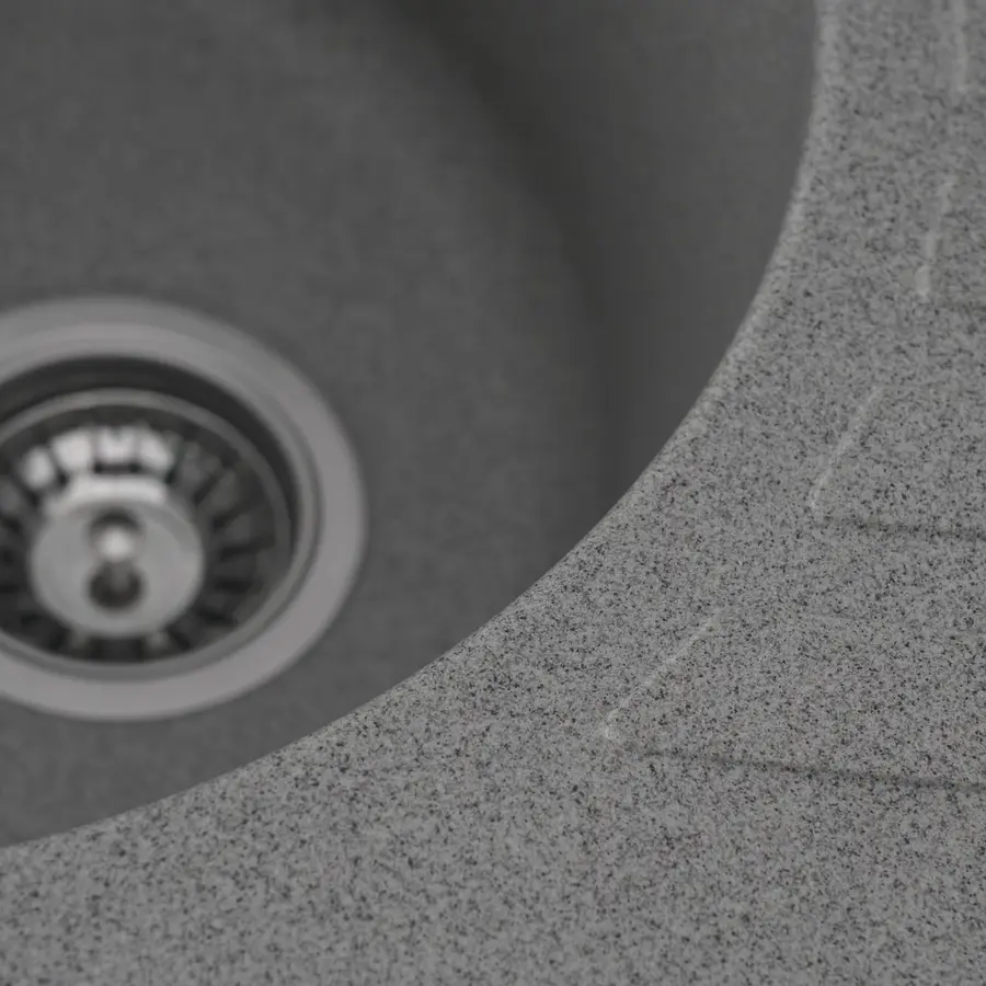 Гранітна мийка для кухні Platinum 6250 SOUL матова Сіра