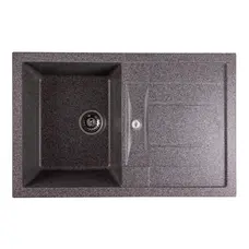 Гранітна мийка для кухні Platinum 7850 TROYA матова Мікс