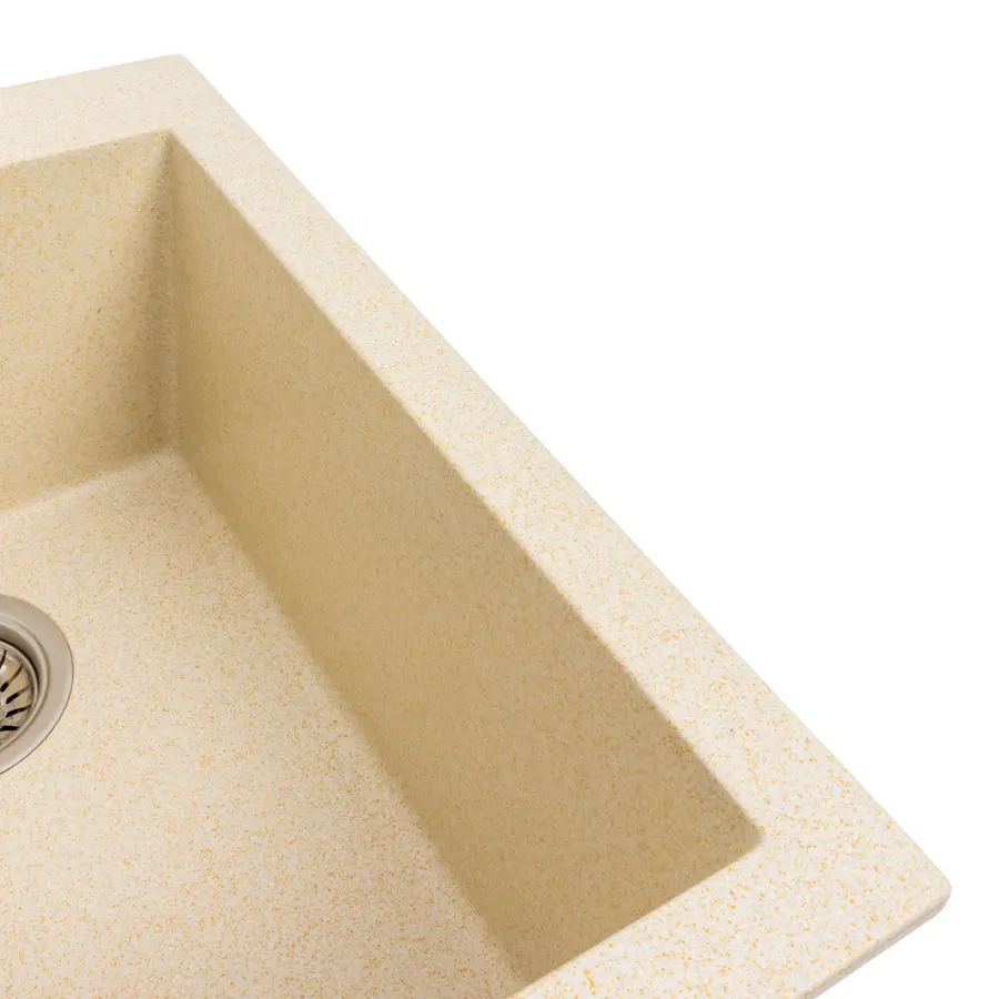 Гранітна мийка для кухні Platinum 4150 SOKIL матова (пісок)