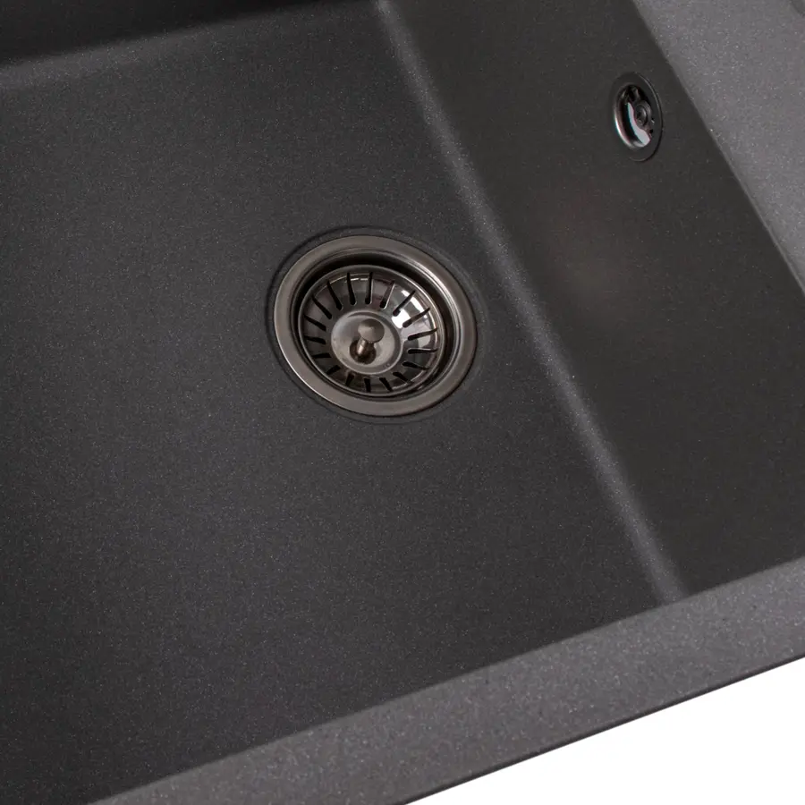 Гранитная мойка для кухни Platinum 7950 Selena матовая Серый муссон