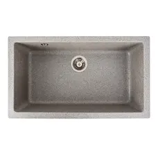Гранітна мийка для кухні Platinum 7945 Paruana матова Сіра