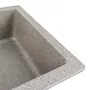 Гранітна мийка для кухні Platinum 7945 Paruana матова (сіра)