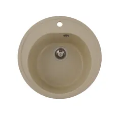 Гранітна мийка для кухні Platinum 510 LUNA матова Пісок