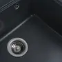 Гранітна мийка для кухні Platinum 5852 VESTA матова Антрацит