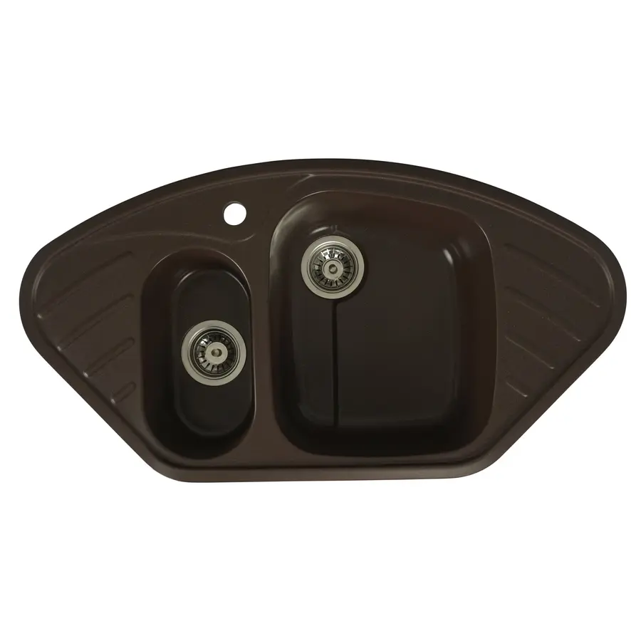 Гранітна мийка для кухні Platinum 9250UW LARGO глянець Мокко