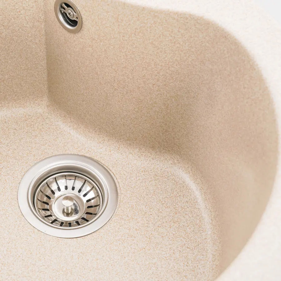 Гранітна мийка для кухні Platinum 480 TURAS матова Сафарі