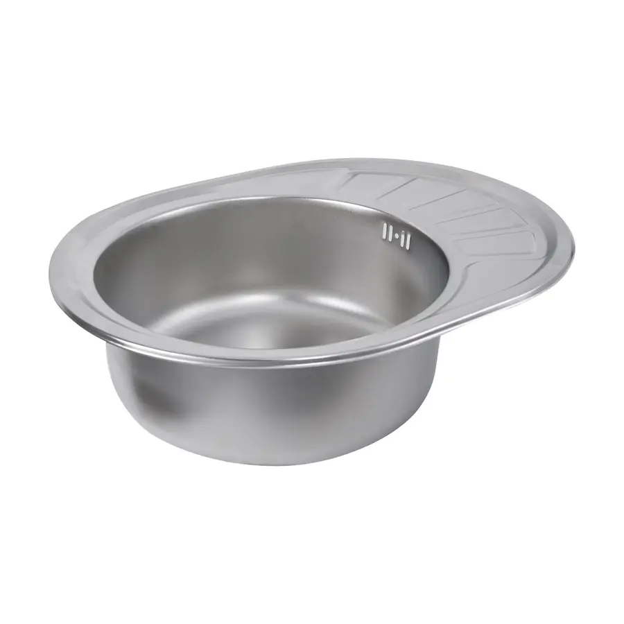 Кухонна мийка з нержавіючої сталі Platinum САТИН 5745 (0,8/180 мм)