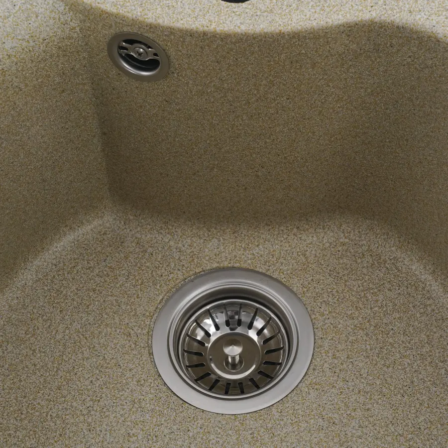 Гранітна мийка для кухні Platinum 480 TURAS матова Беж