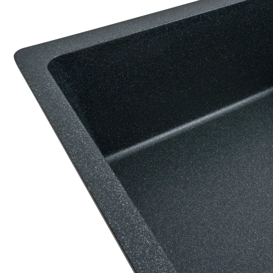 Гранітна мийка для кухні Platinum 7850 ROMA матова (антрацит)