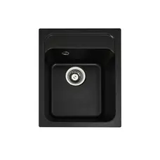 Гранітна мийка для кухні Platinum 4050 RUBY глянець Чорна GOLD