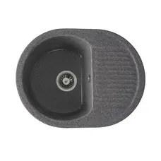 Гранітна мийка для кухні Platinum 6247 BORA глянець Мікс