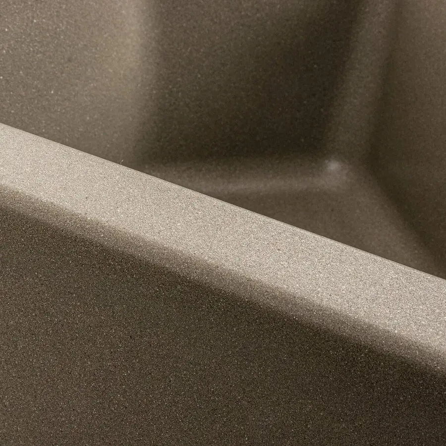 Гранітна мийка для кухні Platinum 9950 PANDORA матовий титан