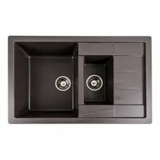 Гранітна мийка для кухні Platinum 7850W TOSKANA матовий Гренадін