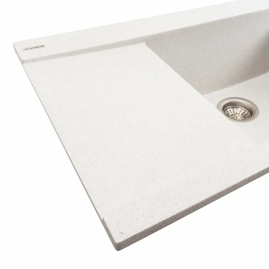 Гранітна мийка для кухні Platinum 9651 ATLAS матовий Топаз