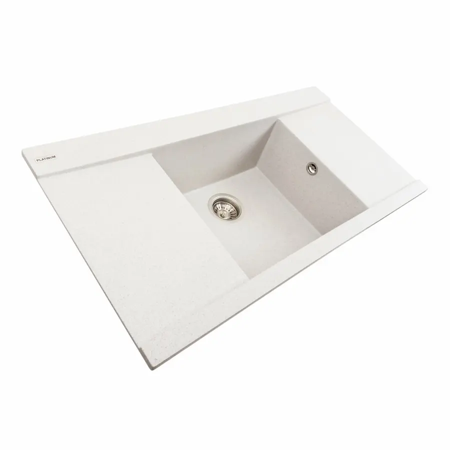 Гранітна мийка для кухні Platinum 9651 ATLAS матовий Топаз