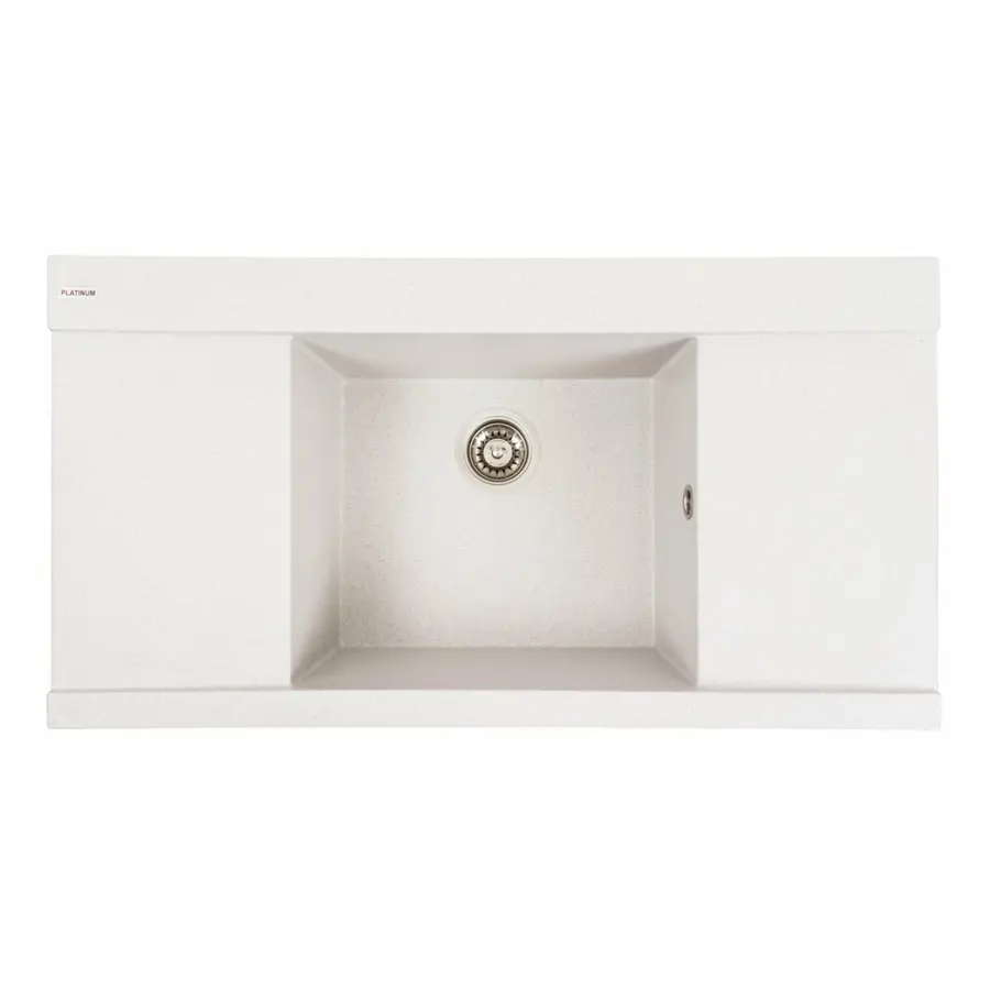 Гранітна мийка для кухні Platinum 9651 ATLAS матовий Топаз