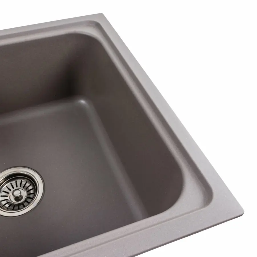 Гранітна мийка для кухні Platinum 7950 Equatoria матова Дюна