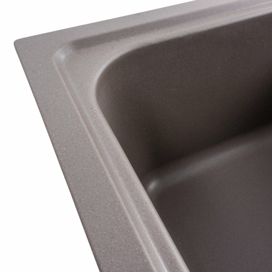 Гранитная мойка для кухни Platinum 7950 Equatoria матовая Дюна