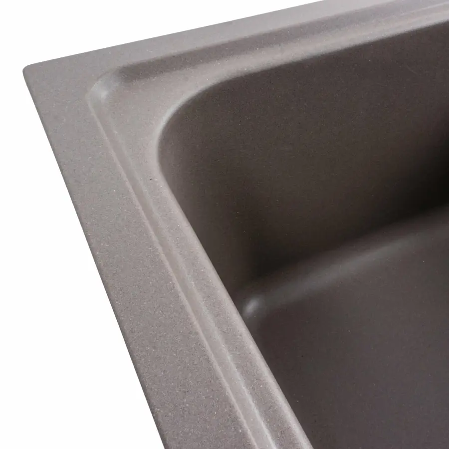 Гранітна мийка для кухні Platinum 7950 Equatoria матова Дюна