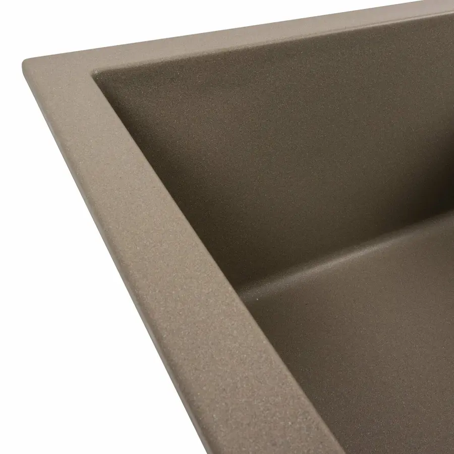 Гранітна мийка для кухні Platinum 6550 LOTOS матовий Титан