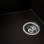 Гранітна мийка для кухні Platinum 6250 ZIRKONE матова Темна скеля