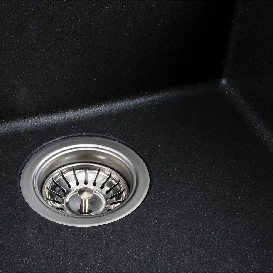 Гранитная мойка для кухни Platinum 4040 RUBA матовый морион