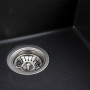 Гранитная мойка для кухни Platinum 4040 RUBA матовый морион