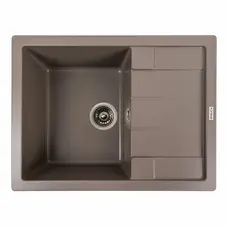 Гранітна мийка для кухні Platinum 6550 INTENSO матова Дюна