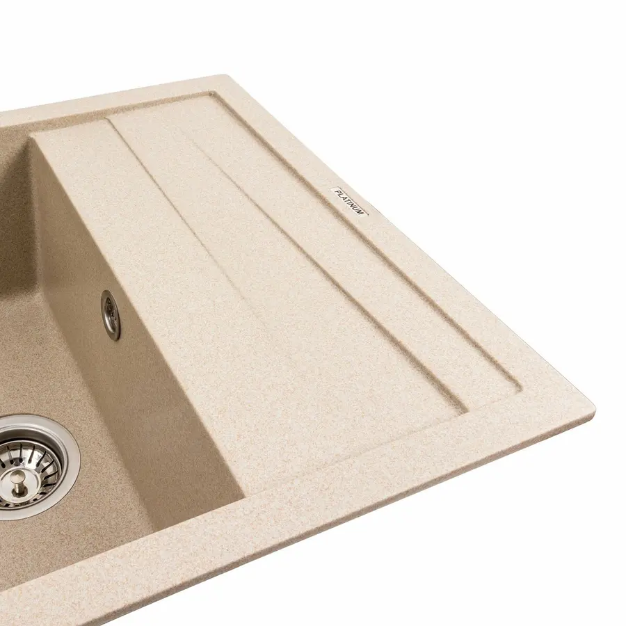 Кухонна мийка гранітна матова 7050 CASCADA Platinum Сафарі