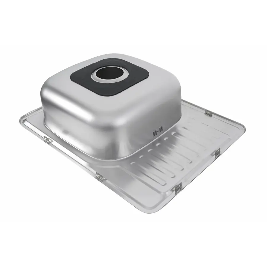 Кухонна мийка з нержавіючої сталі Valeso 6550 САТИН (0,8/180 мм)