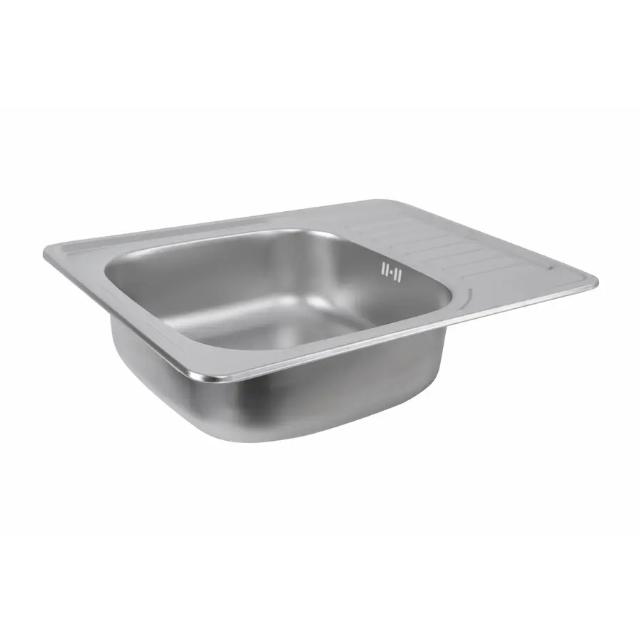 Кухонна мийка з нержавіючої сталі Valeso 6550 САТИН (0,8/180 мм)