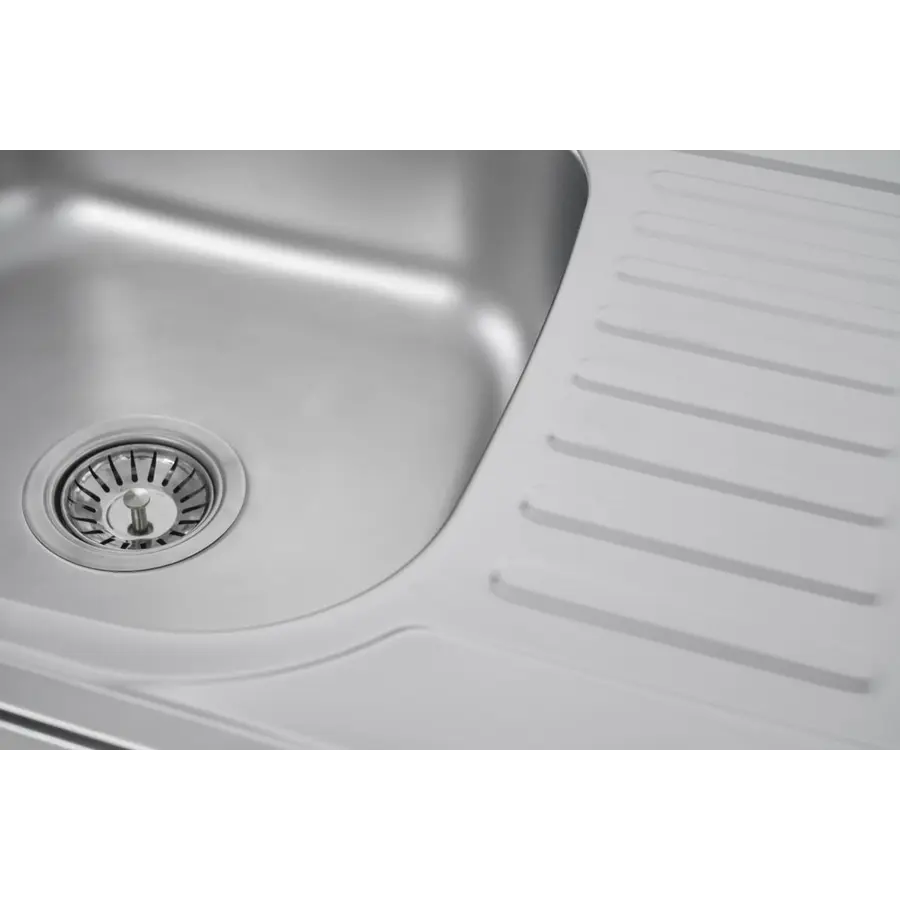 Кухонна мийка з нержавіючої сталі Valeso 6550 САТИН (0,8/180 мм)