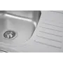 Кухонна мийка з нержавіючої сталі Valeso 6550 САТИН (0,8/180 мм)