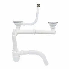 Сифон двойной для гранитных моек с переливом VALESO (арт. 840)